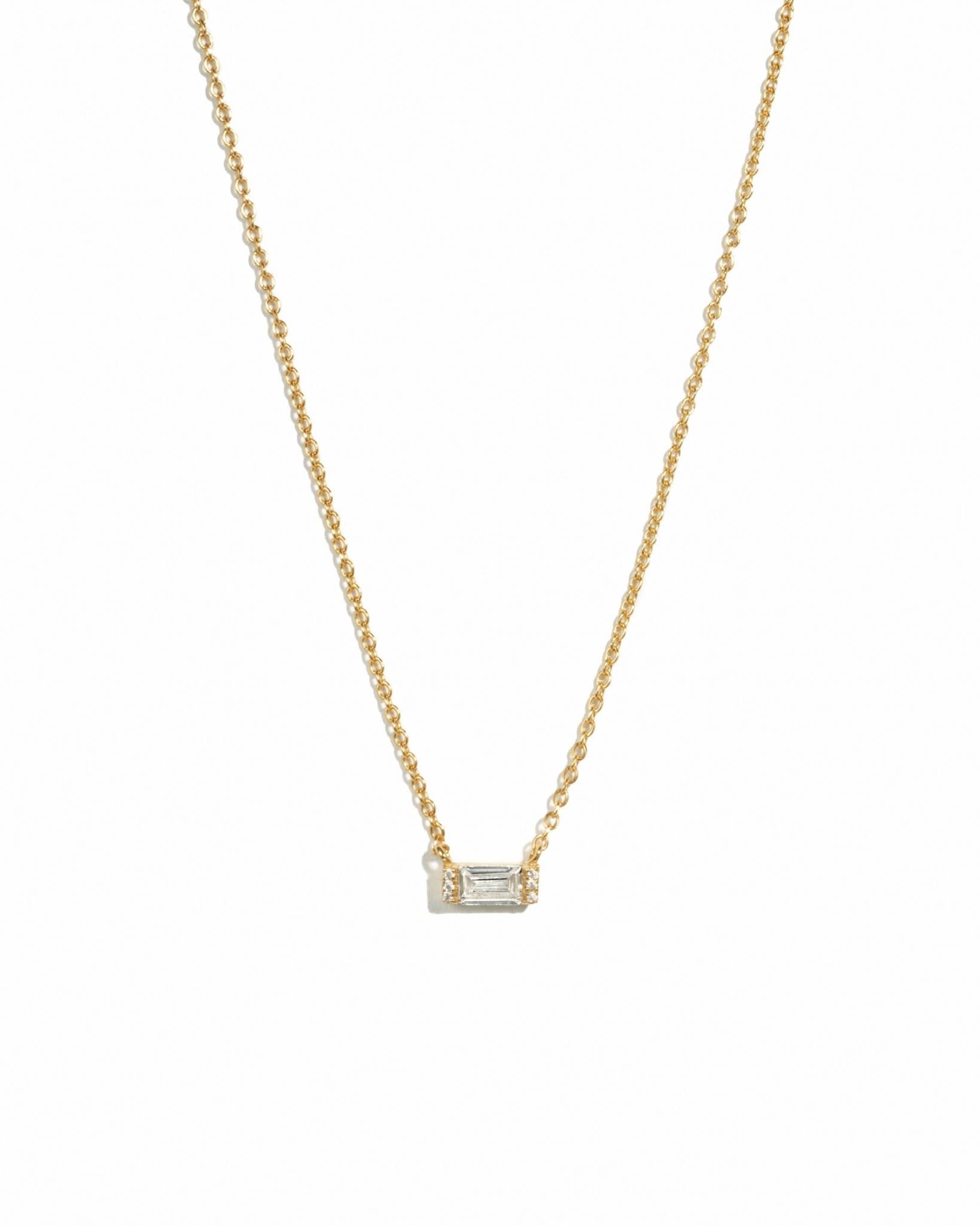 Baguette Necklace