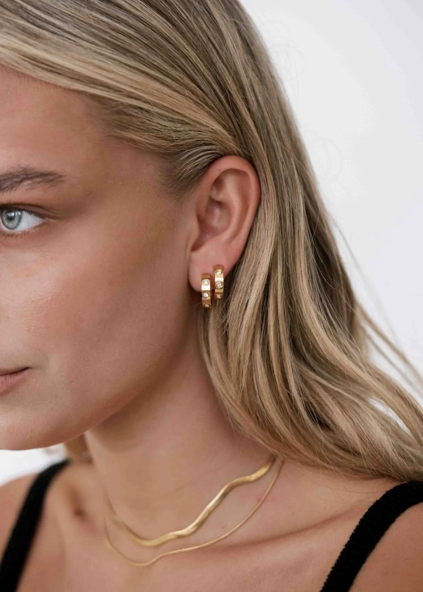 Clio Earrings - Gold