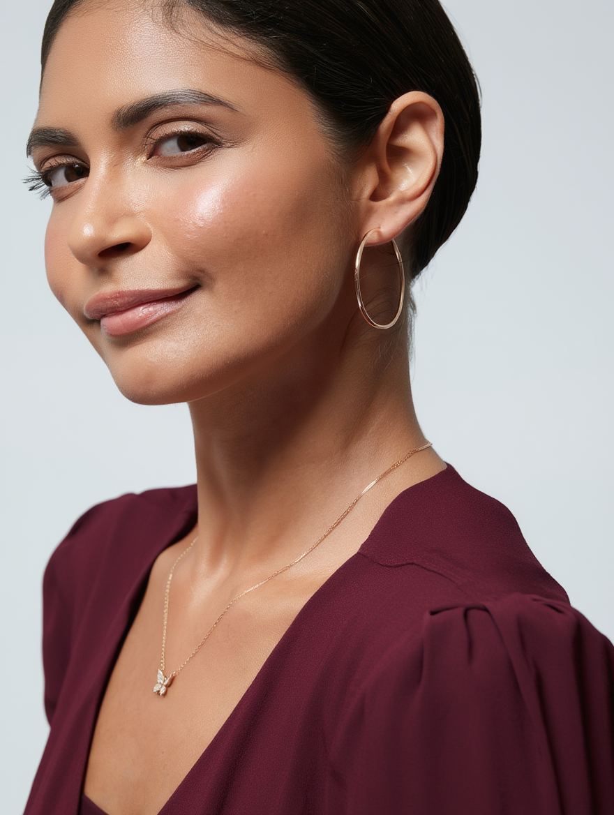 Flynn Hoops - Gold