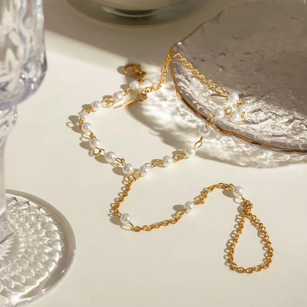 Pearl Hand Chain