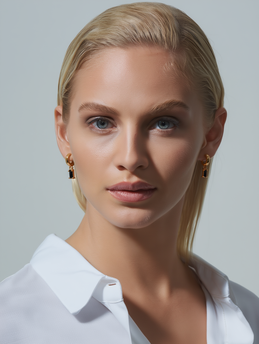 Noctura Earrings – Black Onyx