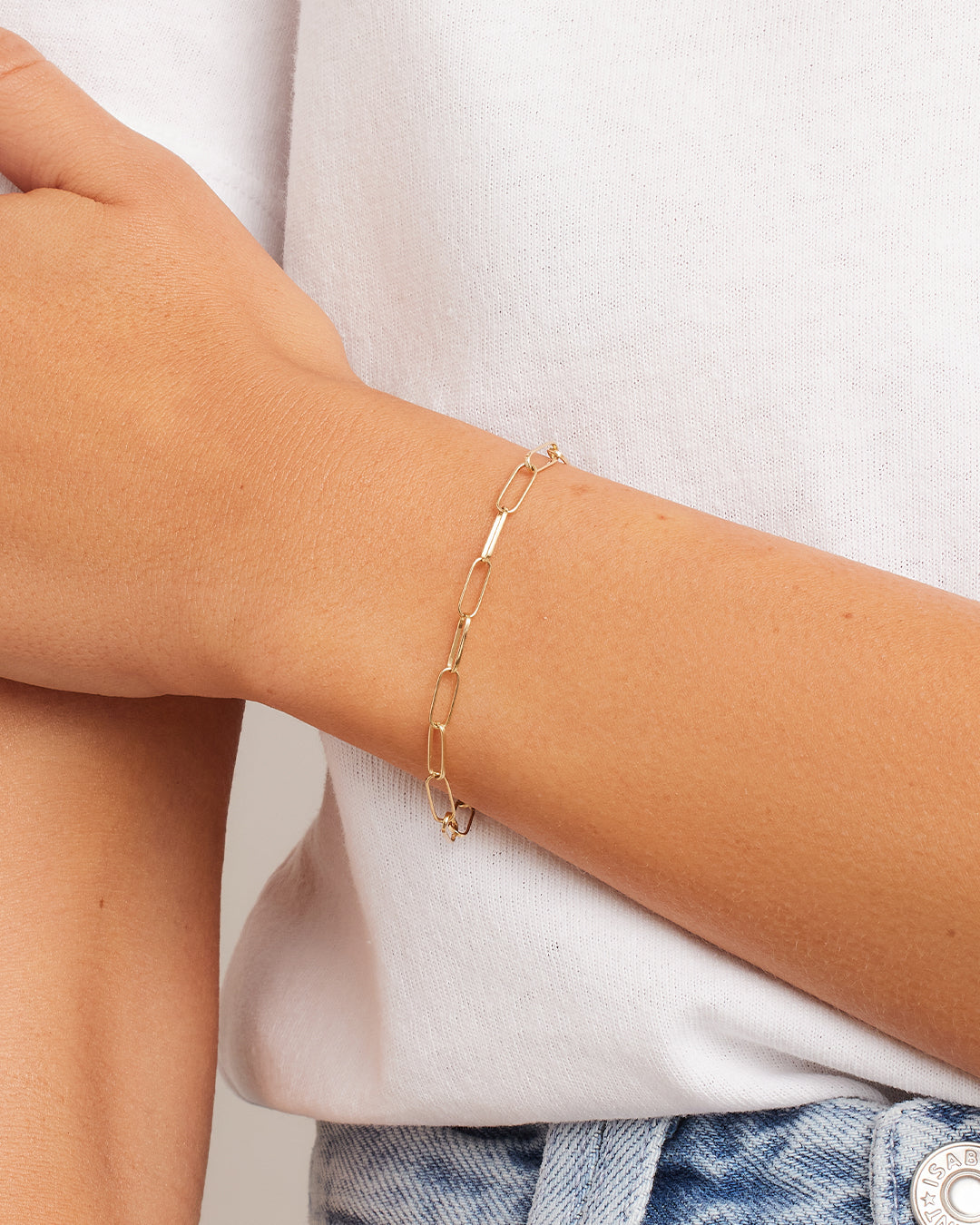 14K Plated Gold Parker Bracelet