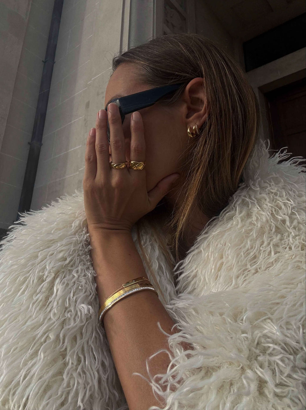 Evie Bangle - Gold