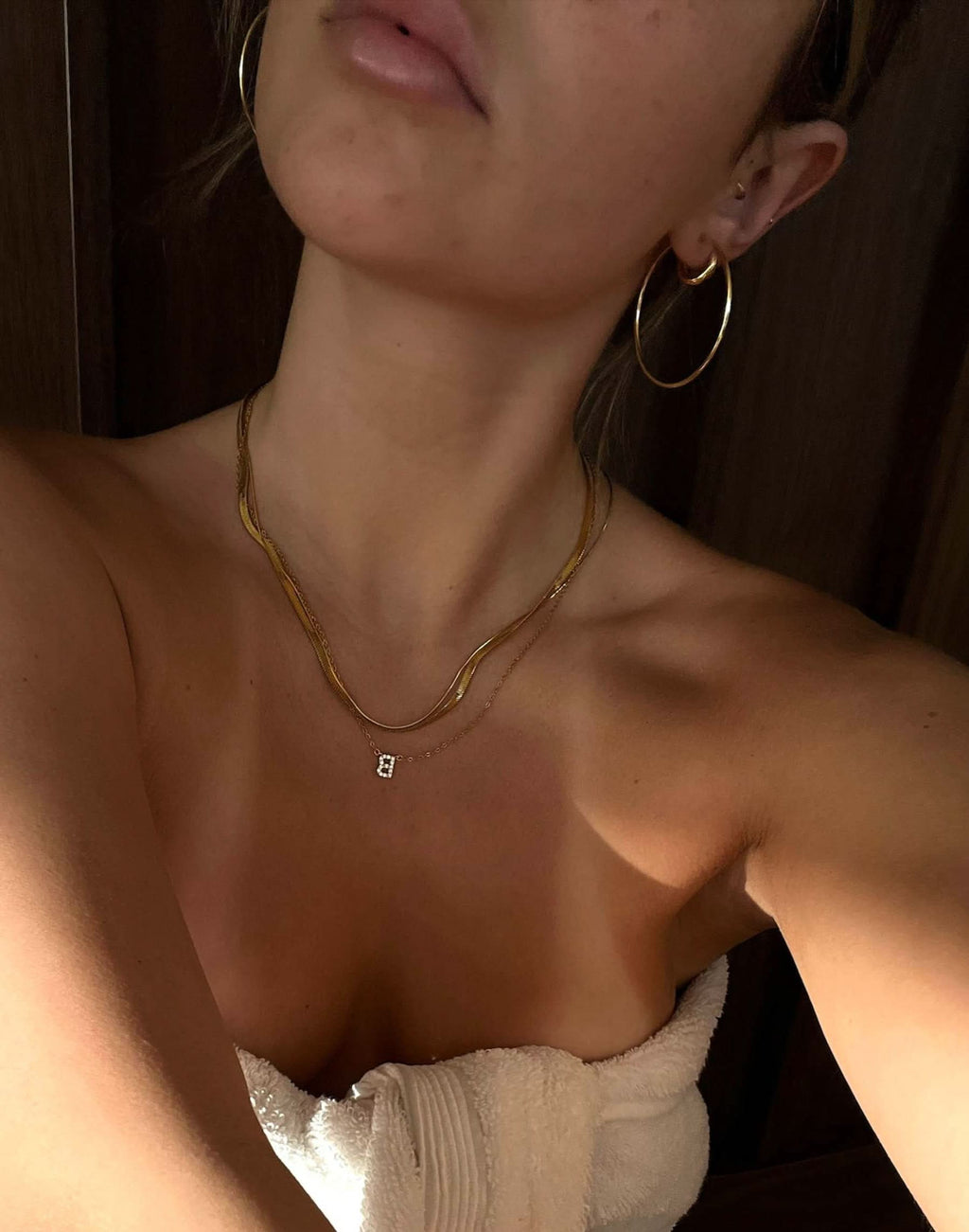 Flynn Hoops - Gold