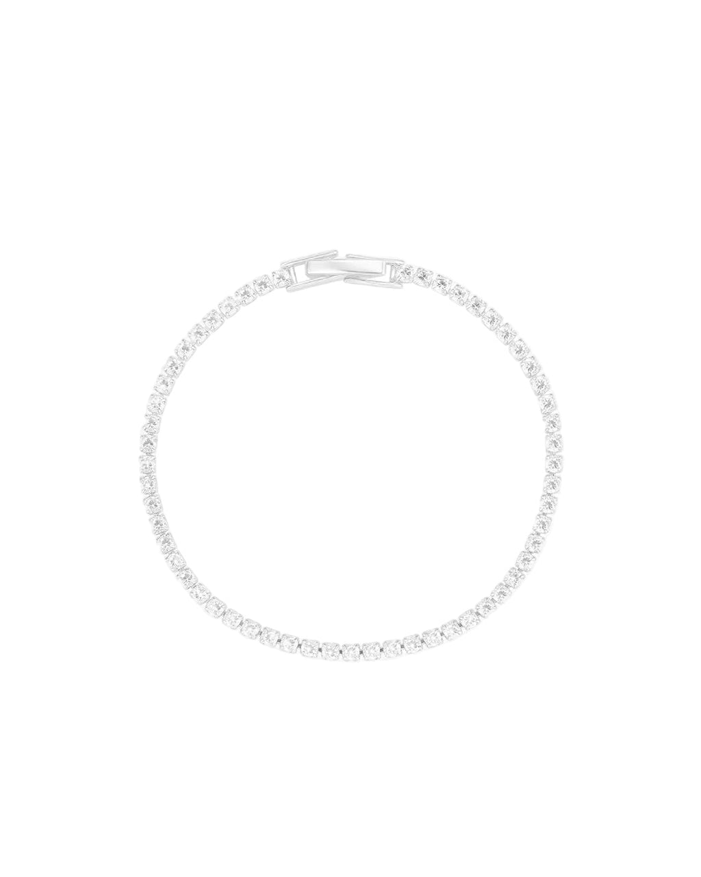 Charlotte Bracelet 2mm - Bright Silver
