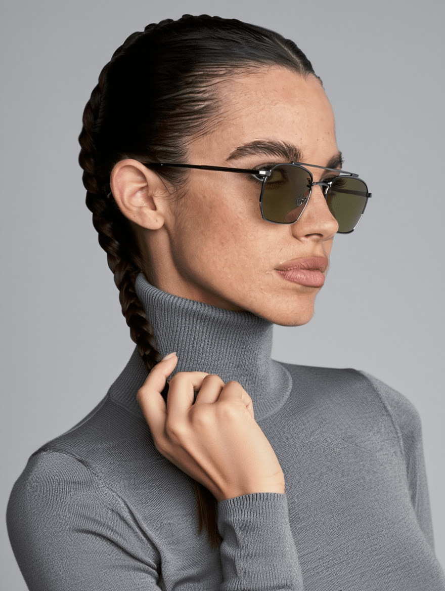 Lea - Silver/Khaki