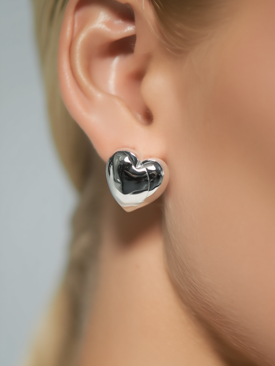Amore Earrings -  Silver
