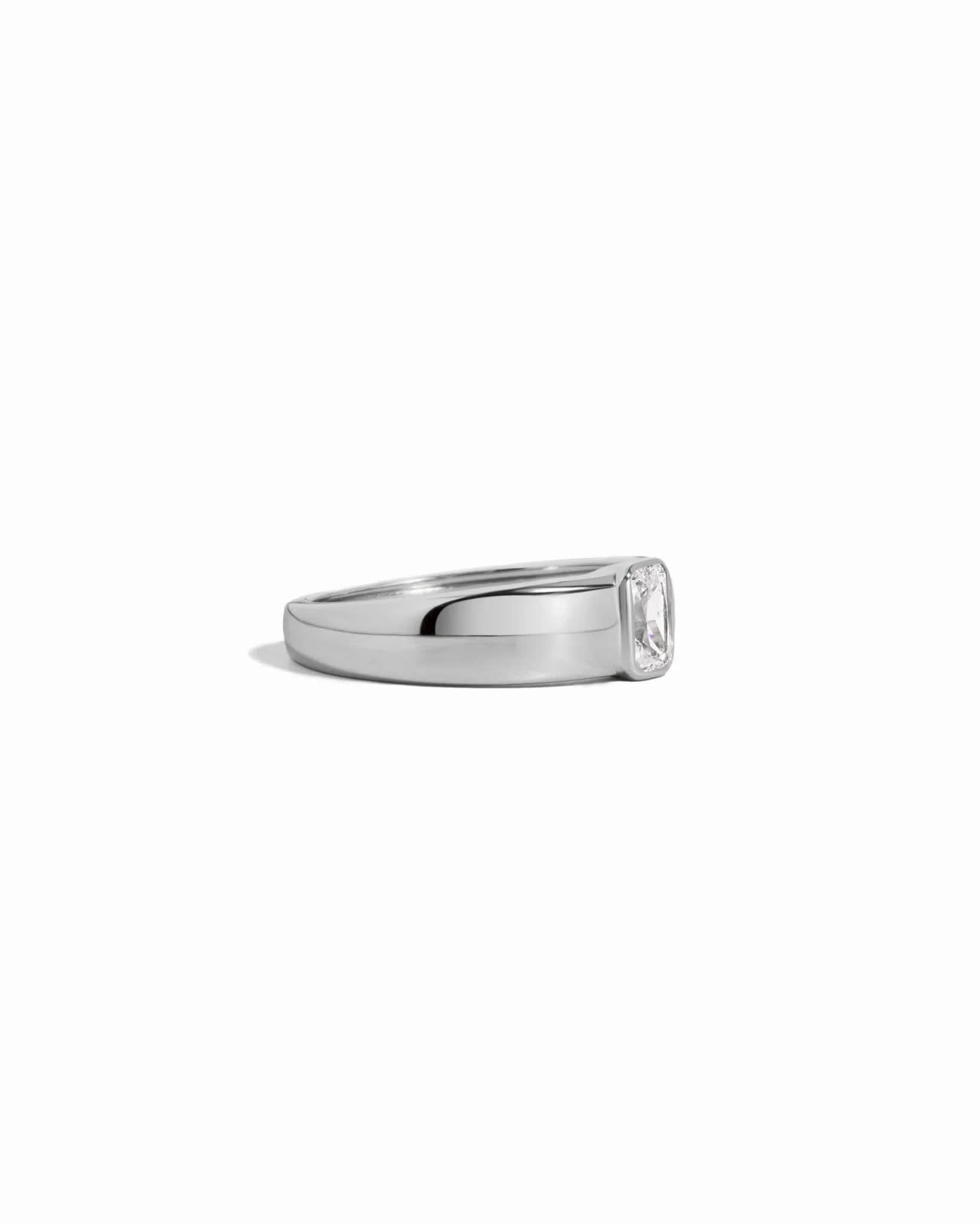 Baguette Dome Ring