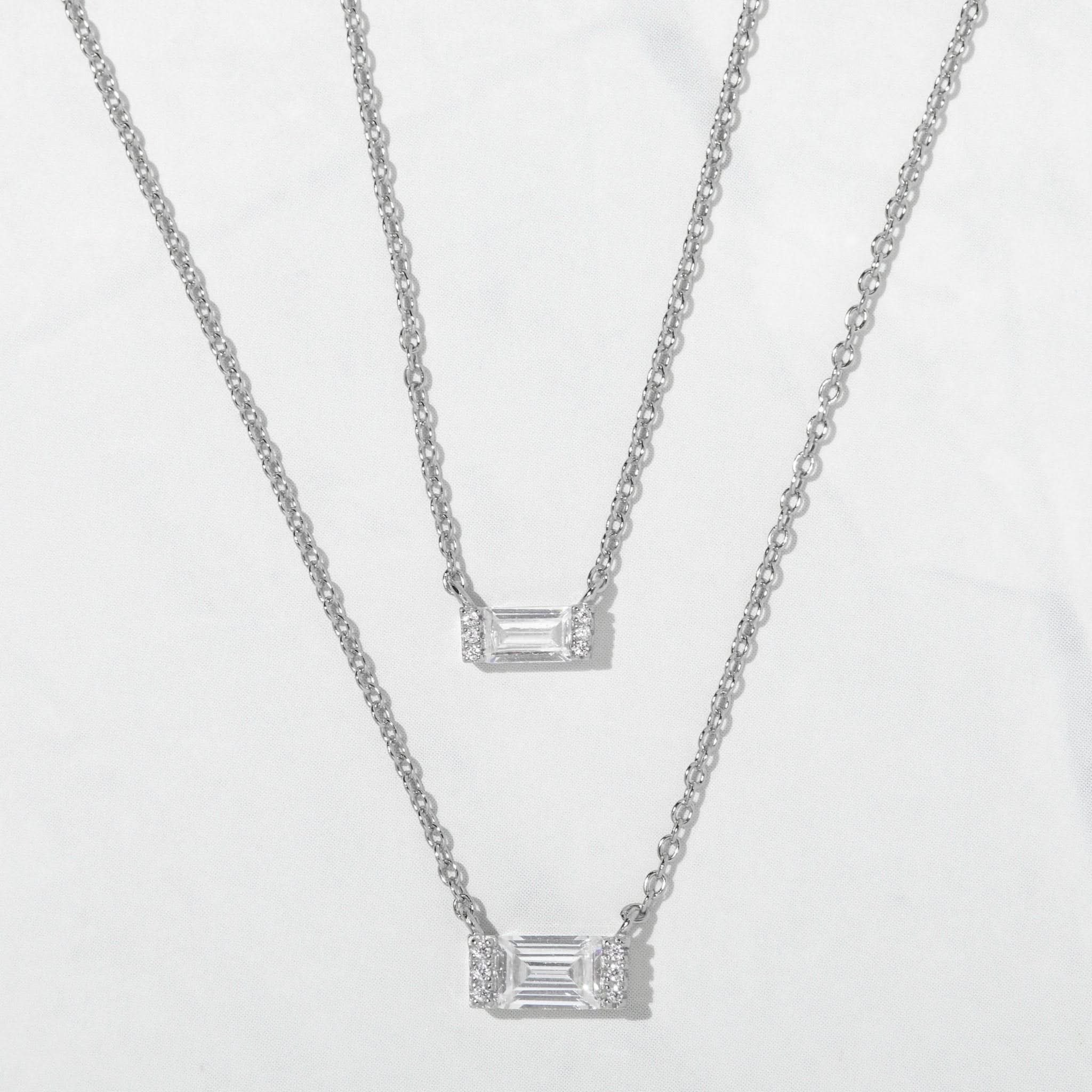 Baguette Necklace