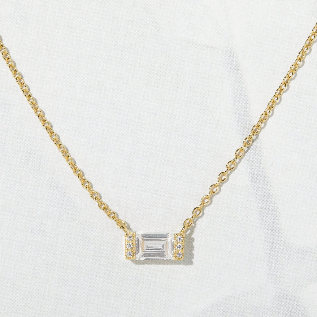 Baguette Necklace