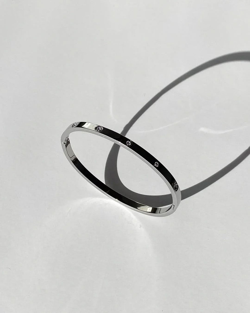 Blanca Bracelet Thin Band - Silver