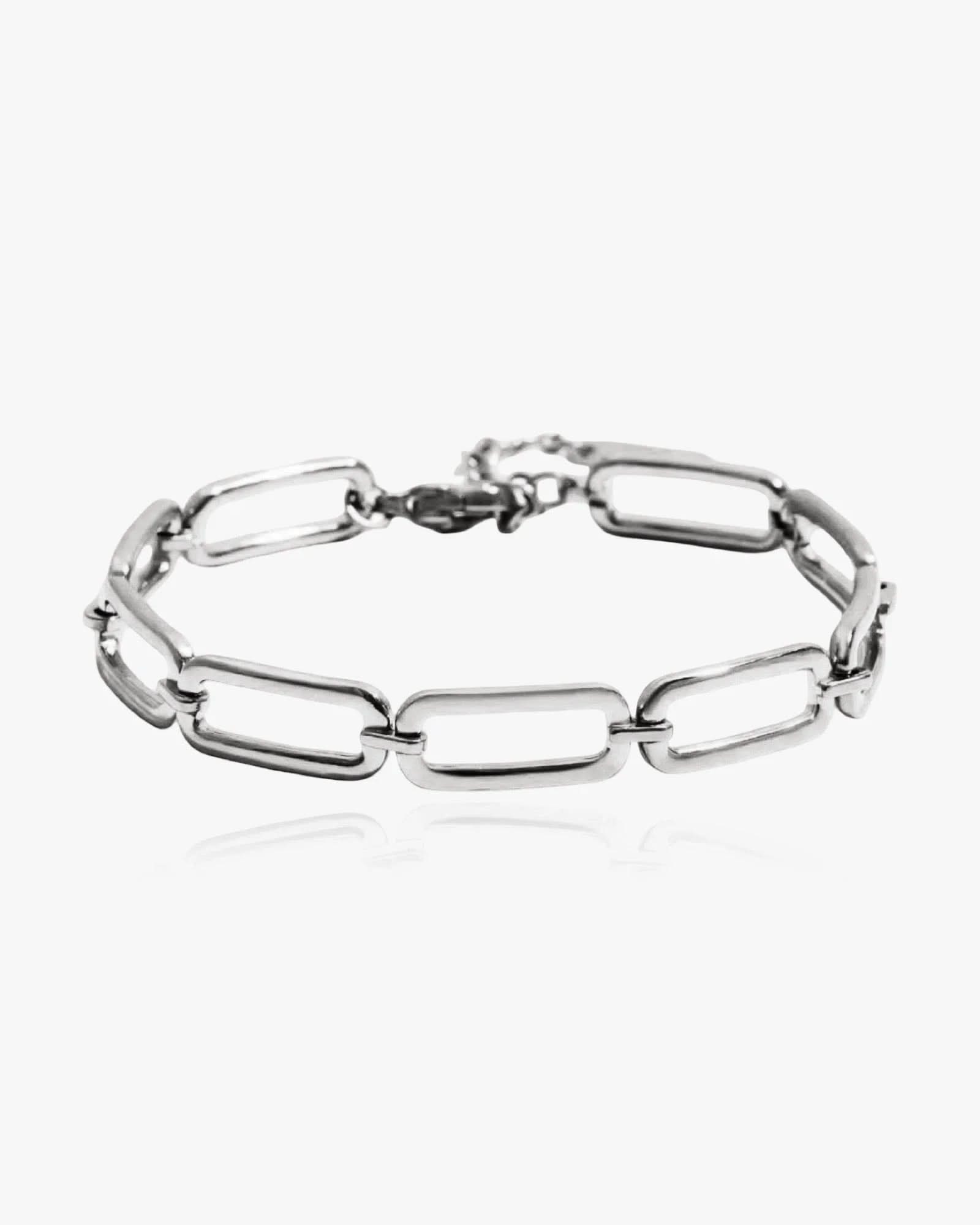 Chunky Paperclip Chain Bracelet