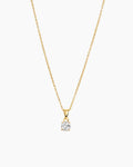 Cushion Diamond Necklace
