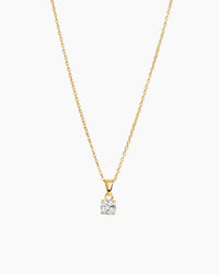 Cushion Diamond Necklace