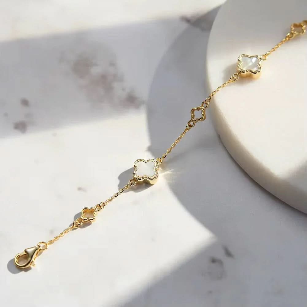 Dainty Clover Bracelet