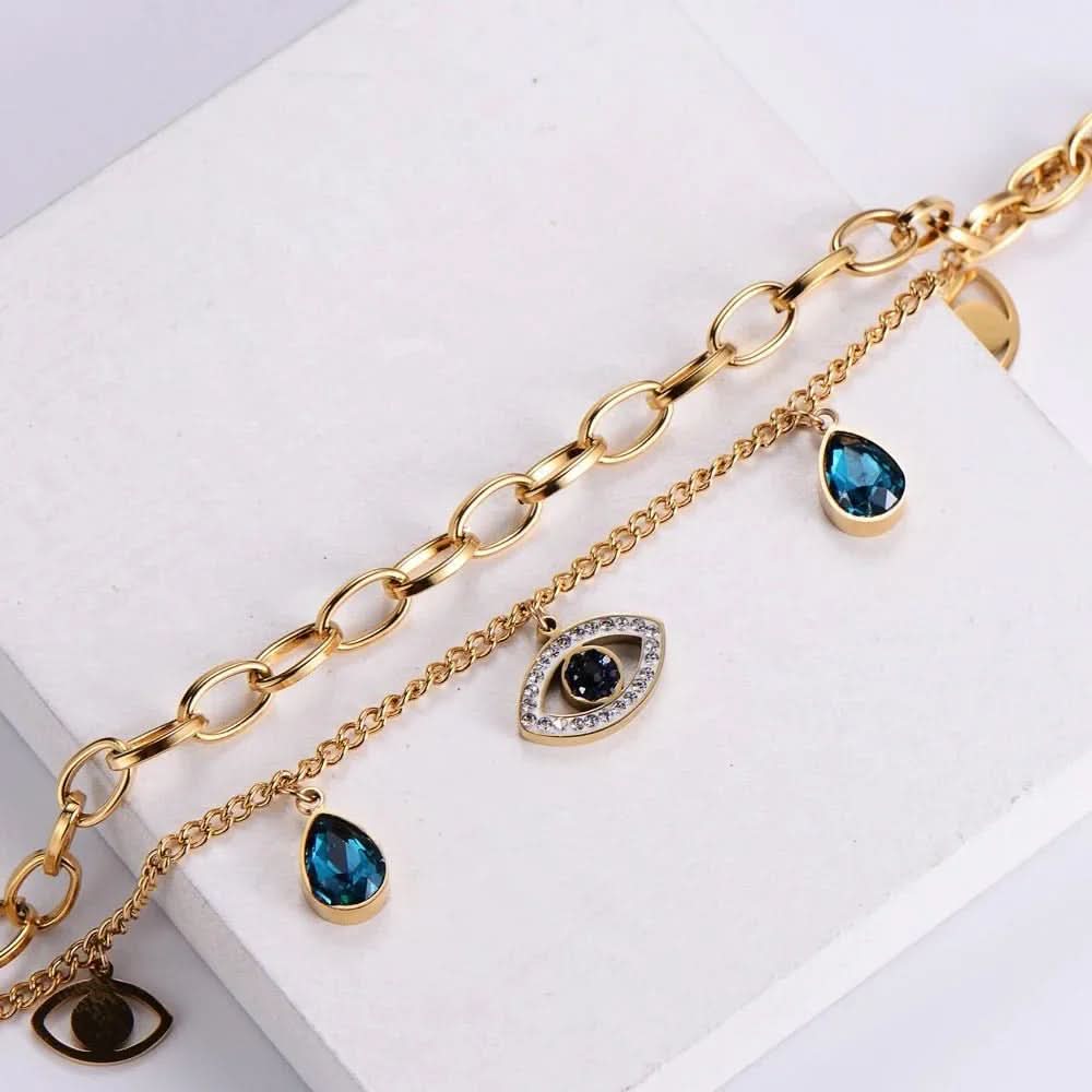 Evil Eye Crystal Bracelet
