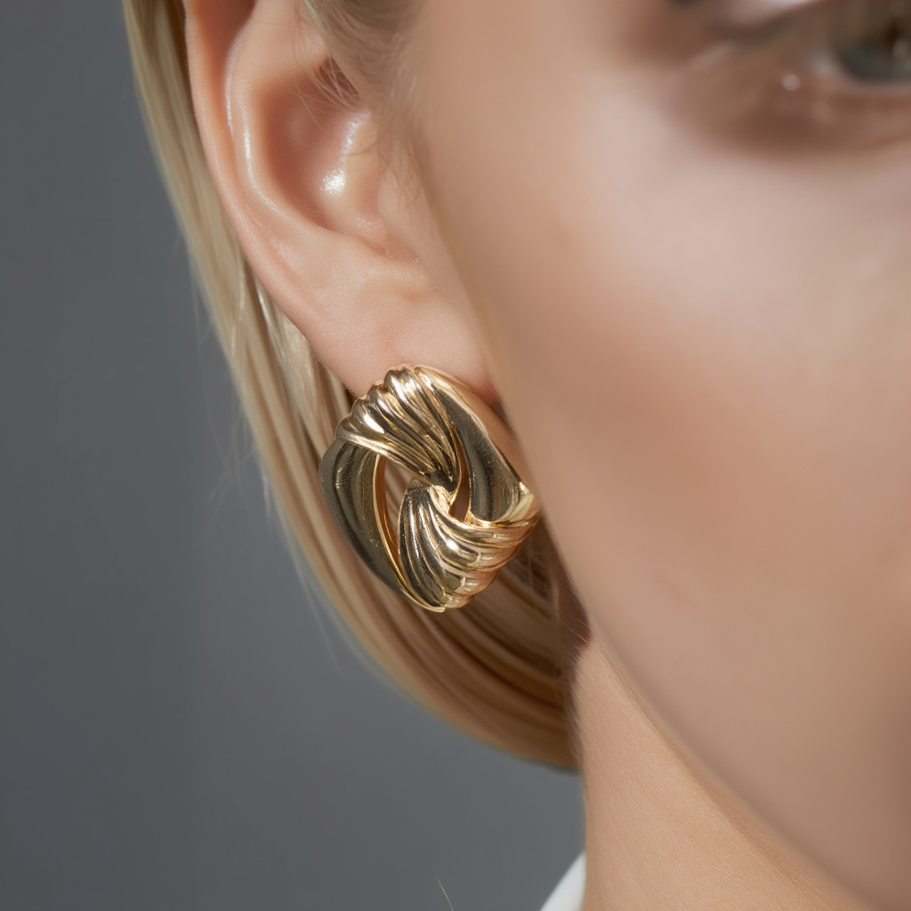 Elva Earrings  - Gold