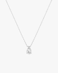 Iriss Necklace Pear - Silver