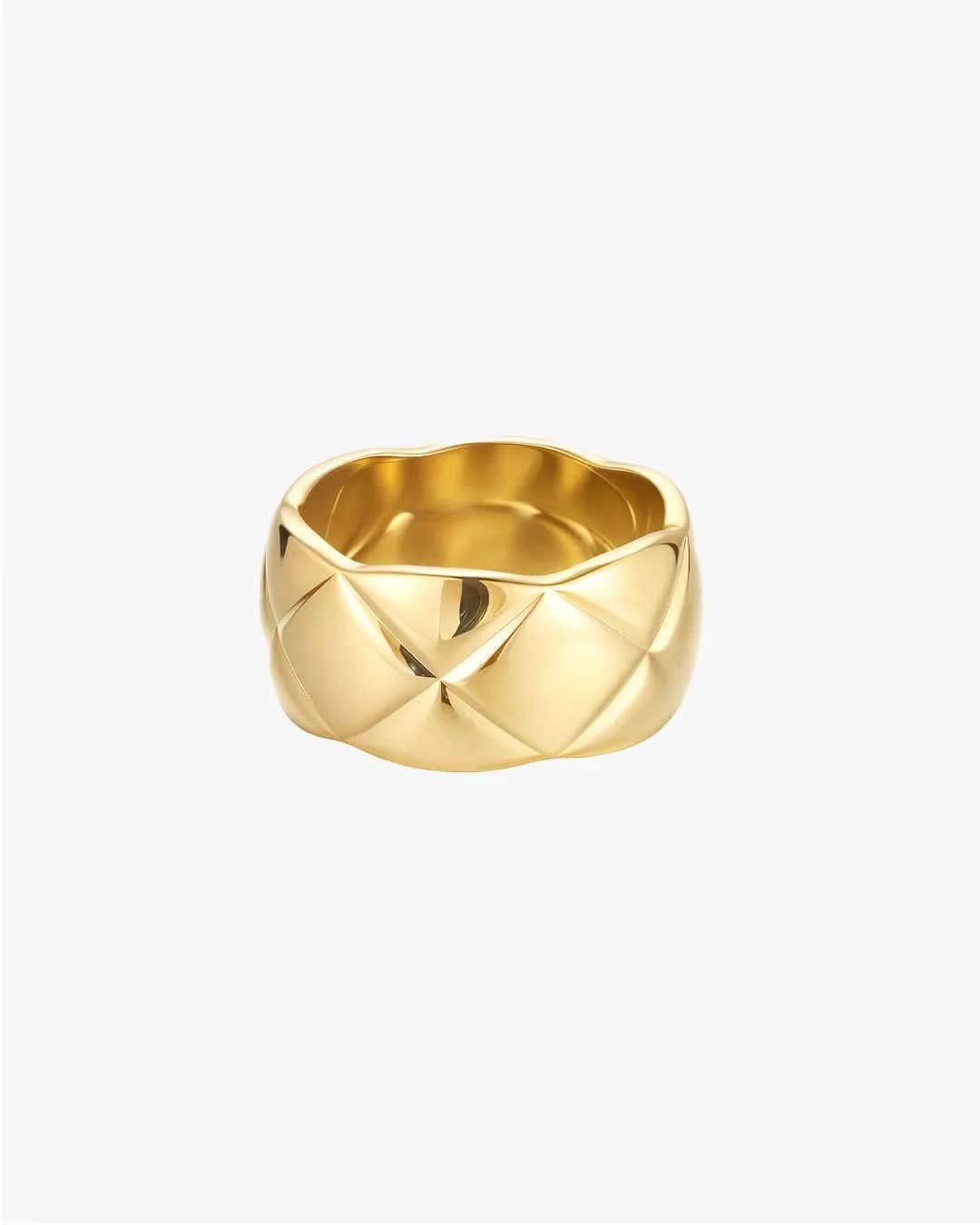 Aubrey Thick Band – Gold