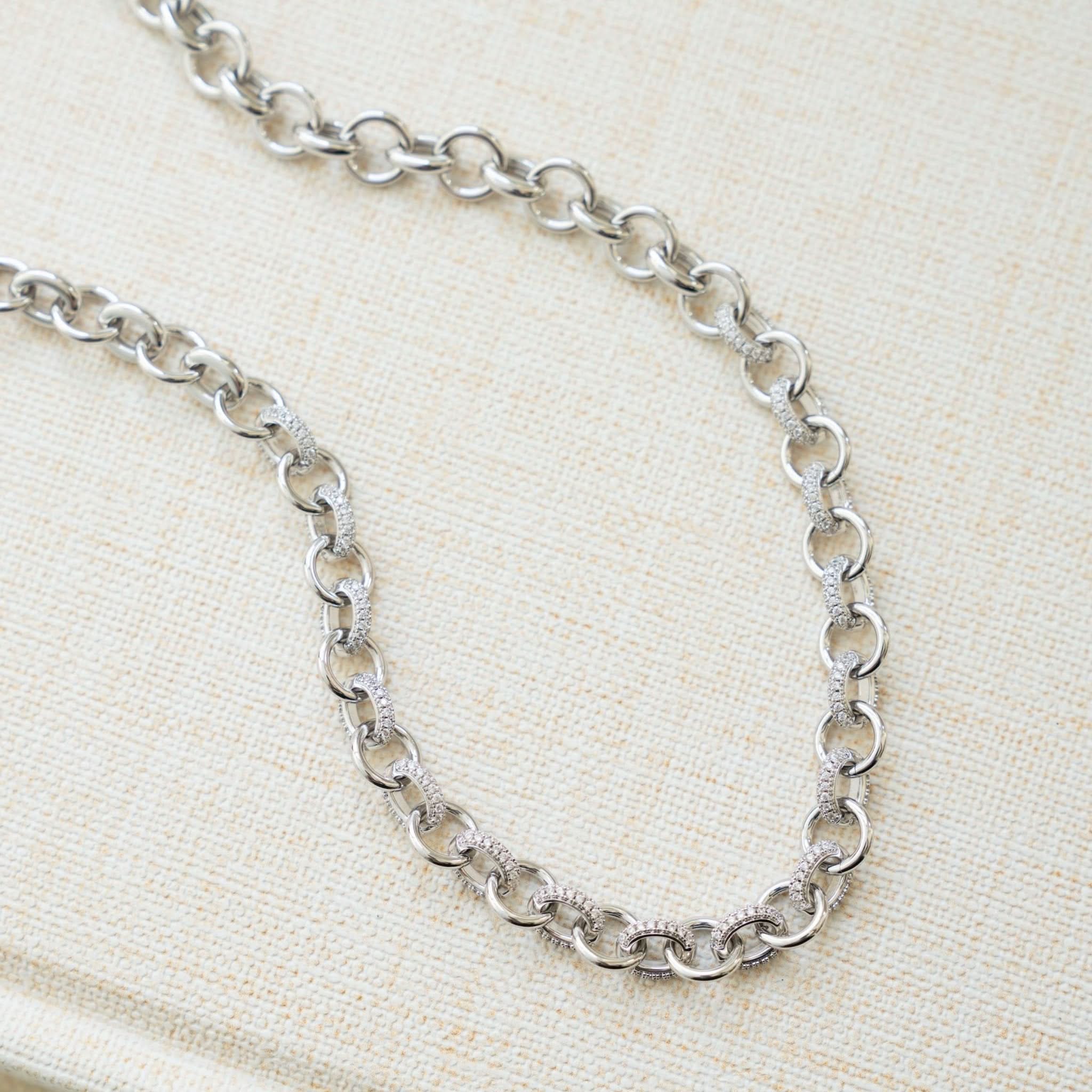 Statement Pavé Necklace