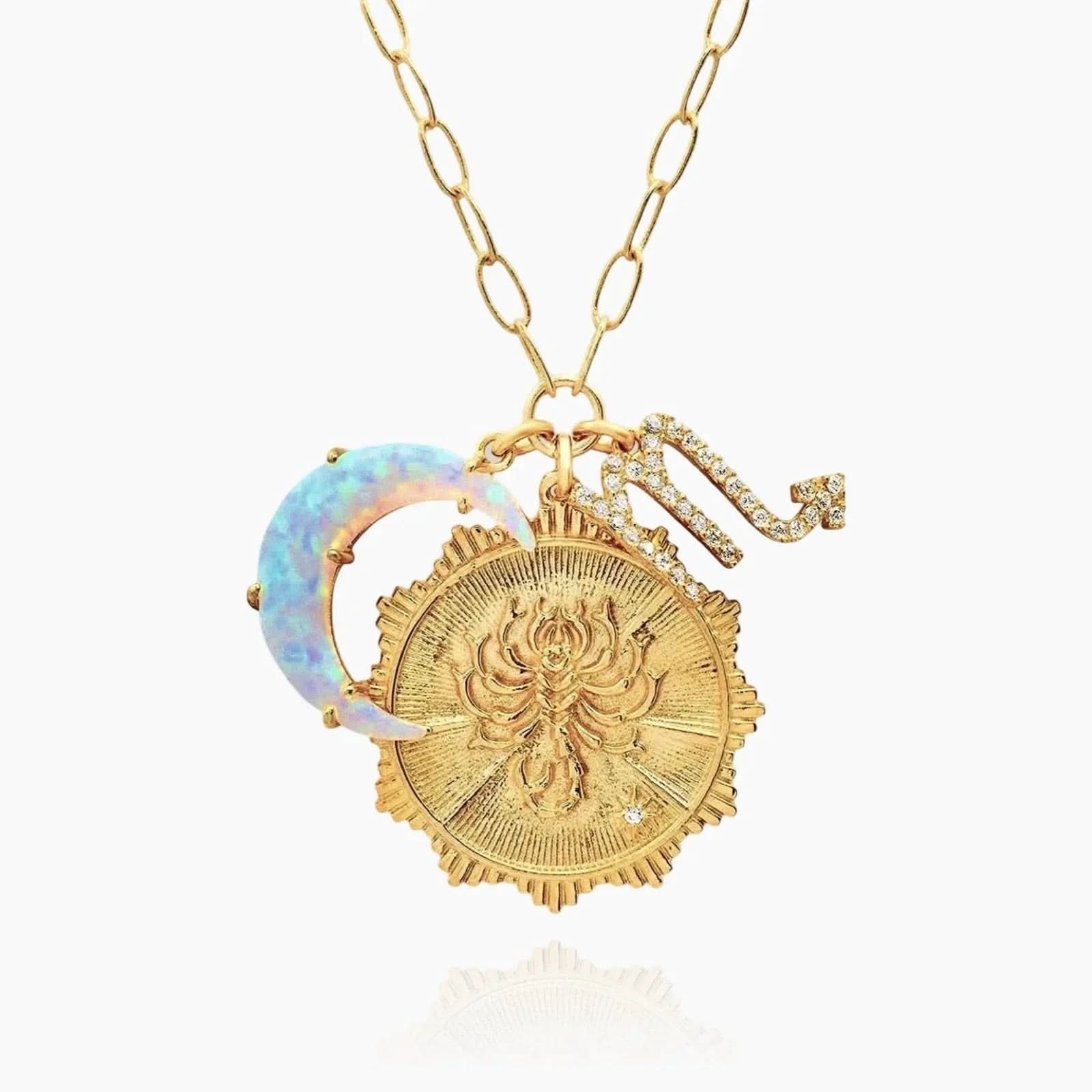 Zodiac Opal Necklace