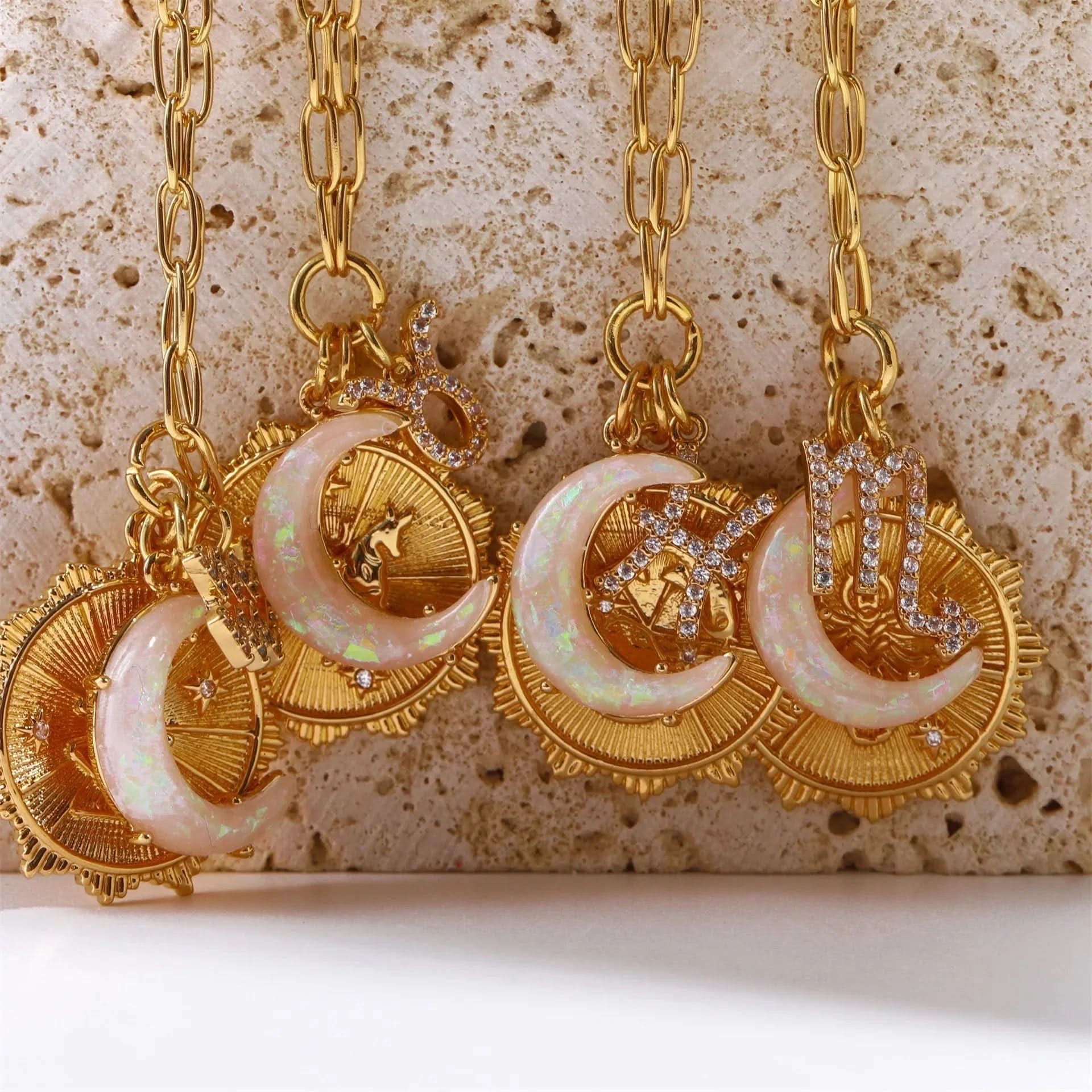 Zodiac Opal Necklace